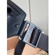 Aerogram Slingbag Pelle di vitello M57081 Nera