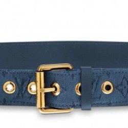 Cloni Firmate Signature 35mm Cintura Monogram Denim M0175Q imitazioni