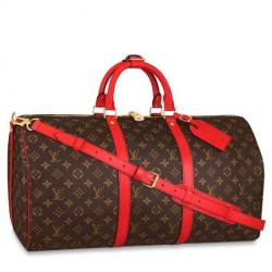Cloni Firmate Keepall Bandouliere 50 Monogram Red M44740 imitazioni