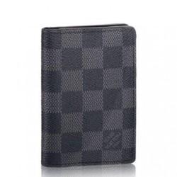Cloni Firmate Alta gamma replica Organizer tascabile Damier Graphite N63143 imitazioni