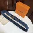 Signature 35mm Cintura Monogram Denim M0175Q