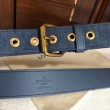 Signature 35mm Cintura Monogram Denim M0175Q