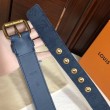 Signature 35mm Cintura Monogram Denim M0175Q