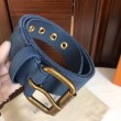 Signature 35mm Cintura Monogram Denim M0175Q