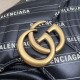 Imitazione The Hacker Project borsa piccola GG Marmont 443497 Nera