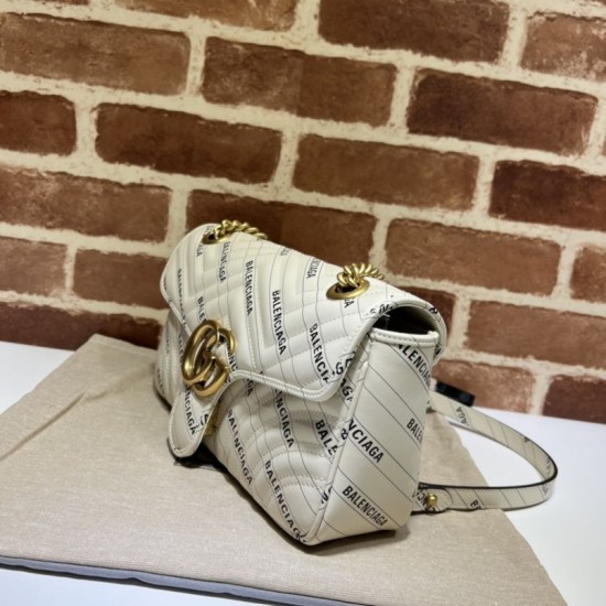 The Hacker Project borsa piccola GG Marmont 443497 Crema The Hacker Project borsa piccola GG Marmont 443497 Crema