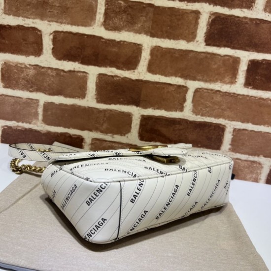 The Hacker Project borsa piccola GG Marmont 443497 Crema The Hacker Project borsa piccola GG Marmont 443497 Crema