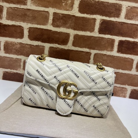 The Hacker Project borsa piccola GG Marmont 443497 Crema The Hacker Project borsa piccola GG Marmont 443497 Crema