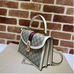 Ophidia Borsa piccola con manico superiore e Web 651055 Bianco Ophidia Borsa piccola con manico superiore e Web 651055 Bianco