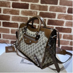 Borsa Hacker Project media Neo Classic 681695 Marrone