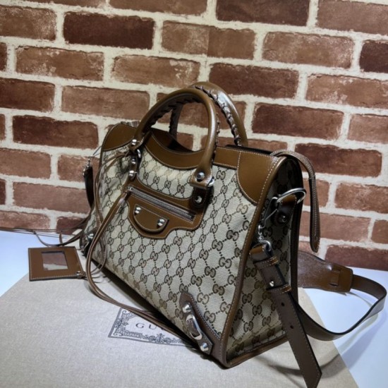 Borsa Hacker Project media Neo Classic 681695 Marrone
