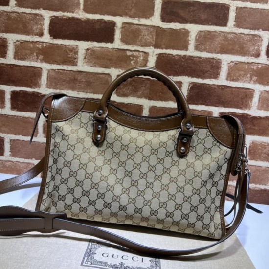 Borsa Hacker Project media Neo Classic 681695 Marrone