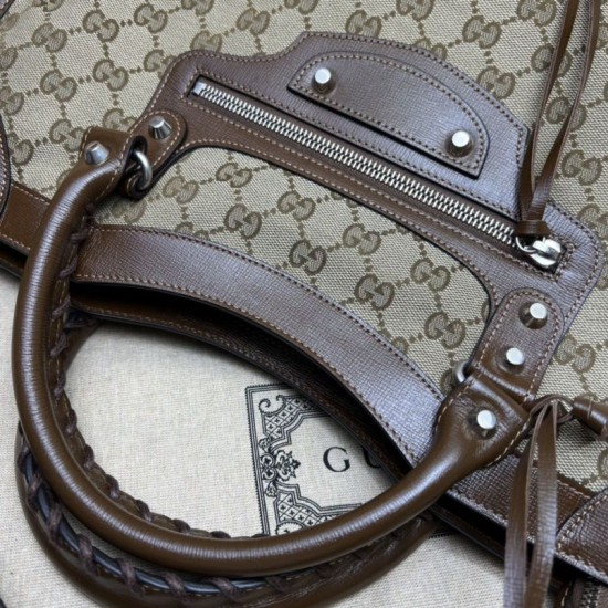 Borsa Hacker Project media Neo Classic 681695 Marrone
