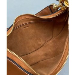 Borse Replica Celine Ava Con Tracolla Media In Pelle Di Vitello Liscia Caffè