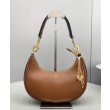 Borse Replica Celine Ava Con Tracolla Media In Pelle Di Vitello Liscia Caffè