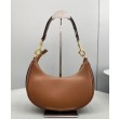 Borse Replica Celine Ava Con Tracolla Media In Pelle Di Vitello Liscia Caffè
