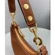 Borse Replica Celine Ava Con Tracolla Media In Pelle Di Vitello Liscia Caffè