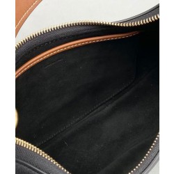 Borsa Celine Ava Con Tracolla Media In Pelle Di Vitello Liscia Nera