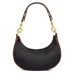 Borsa Celine Ava Con Tracolla Media In Pelle Di Vitello Liscia Nera