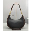 Borsa Celine Ava Con Tracolla Media In Pelle Di Vitello Liscia Nera
