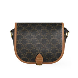 Borsa Replica 1:1 Celine Folco Media Marrone