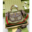 Borse Replica Small Jumbo GG Con Bamboo 675797 Caffè Scuro