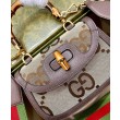 Borse Replica Small Jumbo GG Con Bamboo 675797 Caffè Scuro