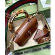 Borsa Replica 1:1 Small Top Handle Con Bamboo 675797 Coffee
