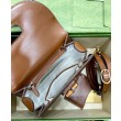 Borsa Replica 1:1 Small Top Handle Con Bamboo 675797 Coffee