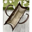 Borsa Tote con jumbo GG 678839 Caffè scuro