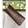 Borsa Tote con jumbo GG 678839 Caffè scuro