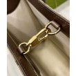 Borsa Tote con jumbo GG 678839 Caffè scuro