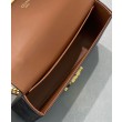 Celine Borse Firmate Replica A Tracolla Catena Triomphe In Tela Triomphe Caffè