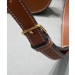 Celine Folco Cuir Triomphe 198263 Caffè
