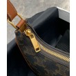 Celine Mini Ava In Tela Triomphe E Pelle Di Vitello Marrone