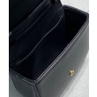 Celine Mini Triomphe In Vitello Lucido Nero