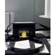 Celine Mini Triomphe In Vitello Lucido Nero