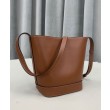 Celine Secchiello Piccolo Cuir Triomphe Coffee