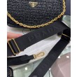 fedele Prada Re-Edition 2005 Borsa in rafia 1BH204 nera