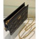 Astuccio Christian Dior Caro con cerniera nero Astuccio Christian Dior Caro con cerniera nero