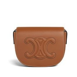 Celine Folco Cuir Triomphe 198263 Caffè