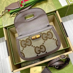 Borse Replica Small Jumbo GG Con Bamboo 675797 Caffè Scuro Borse Replica Small Jumbo GG Con Bamboo 675797 Caffè Scuro