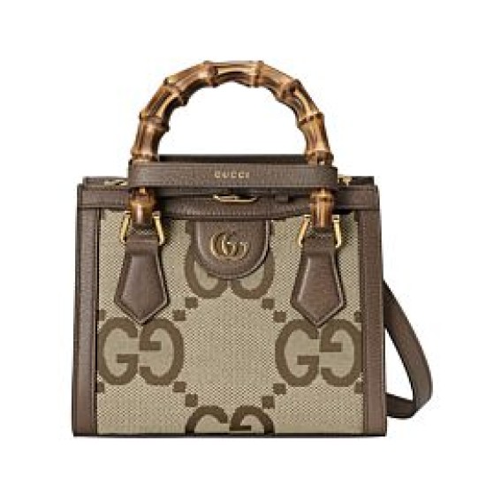 Diana Jumbo GG Mini Tote Bag 655661 Caffè scuro Diana Jumbo GG Mini Tote Bag 655661 Caffè scuro