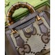 Diana Jumbo GG Mini Tote Bag 655661 Caffè scuro Diana Jumbo GG Mini Tote Bag 655661 Caffè scuro