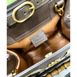 Diana Jumbo GG Mini Tote Bag 655661 Caffè scuro Diana Jumbo GG Mini Tote Bag 655661 Caffè scuro