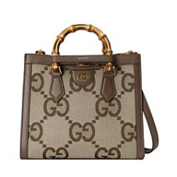 Imitazione Imitazioni borse griffate tote piccola Diana Jumbo GG 660195 Caffè scuro