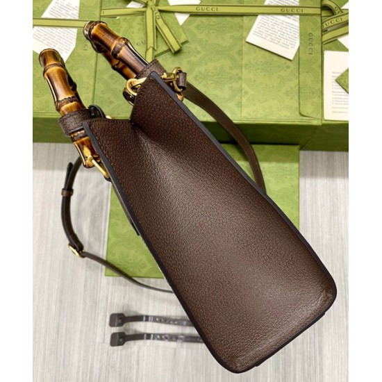 Imitazione Imitazioni borse griffate tote piccola Diana Jumbo GG 660195 Caffè scuro Imitazione Imitazioni borse griffate tote piccola Diana Jumbo GG 660195 Caffè scuro