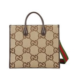 Borsa Tote con jumbo GG 678839 Caffè scuro