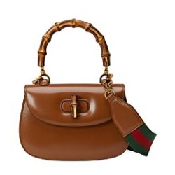 Borsa Replica 1:1 Small Top Handle Con Bamboo 675797 Coffee