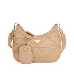 Prada Borsa a spalla imbottita in nylon 1BC151